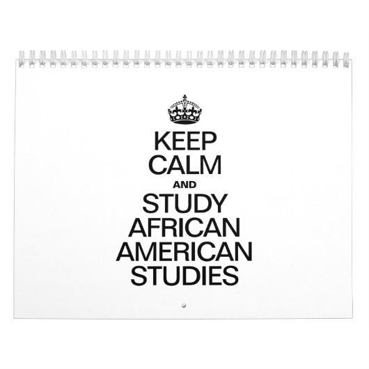 KALM EN STUDIE AFRIKAANSE AMERIKAANSE STUDIES BEWA KALENDER (Hoes)