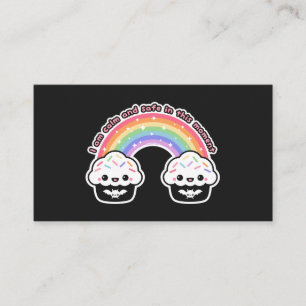 Kalm en veilig, 3,5-inch x 2,0-inch Visitekaartje