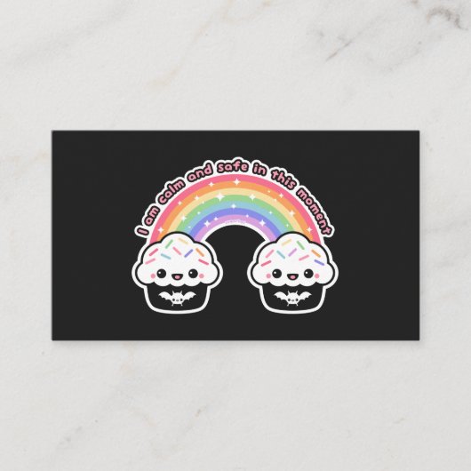 Kalm en veilig, 3,5-inch x 2,0-inch Visitekaartje (Voorkant)