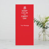 Kalm en voer Motivatie houden (Staand voorkant)