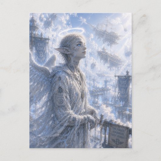 Kalm / Engel / Wolkenhaven Briefkaart (Voorkant)