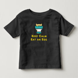 Kalm eten en eieren houden kinder shirts