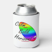 Kalm gedurfde horizonten surfen blikjeskoeler (Blikje Voorkant)