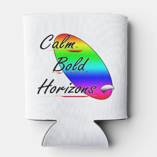 Kalm gedurfde horizonten surfen blikjeskoeler (Achterkant)