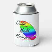 Kalm gedurfde horizonten surfen blikjeskoeler (Blikje Achterkant)