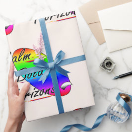 Kalm gedurfde horizonten surfen cadeaupapier