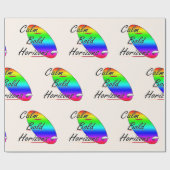 Kalm gedurfde horizonten surfen cadeaupapier (Vlak)