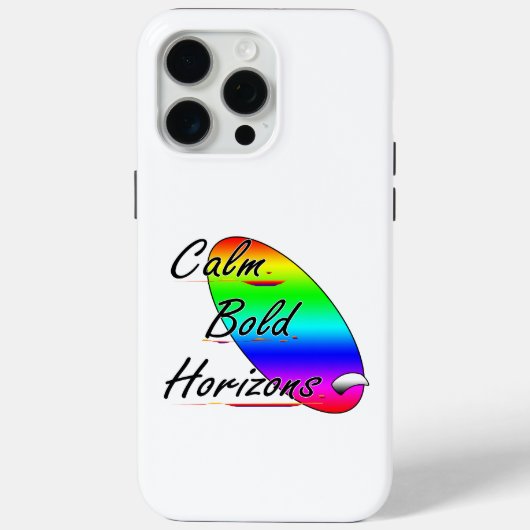 Kalm gedurfde horizonten surfen Case-Mate iPhone case (Achterkant)