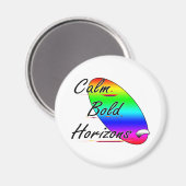 Kalm gedurfde horizonten surfen magneet (Voorkant / Achterkant)