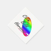 Kalm gedurfde horizonten surfen servet (Hoek)