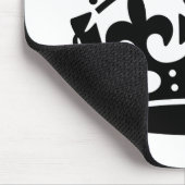 Kalm gekweekte Sjabloon houden Muismat (Hoek)