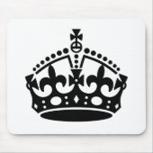 Kalm gekweekte Sjabloon houden Muismat (Voorkant)