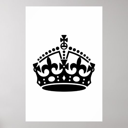 Kalm gekweekte Sjabloon houden Poster (Voorkant)