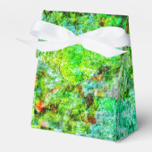Kalm gele abstract Favor Box,Gladde gestructureerd Bedankdoosjes (Voorkant Zijde)