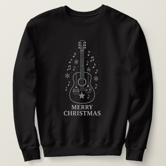 Kalm Gitaar Kerst Harmonie Trui (Design voorkant)