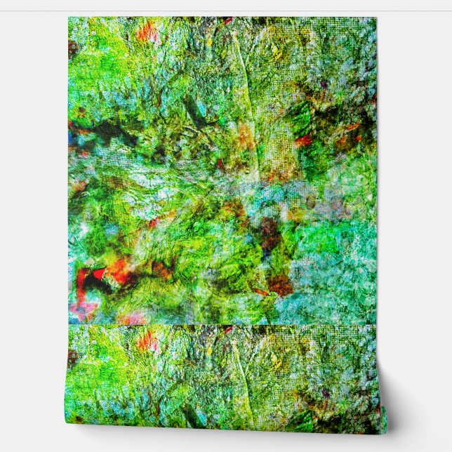 Kalm glad geel abstract behang,Kalme kleur Behang (Afrollen)