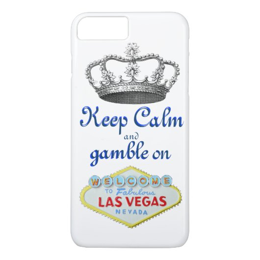 Kalm gok houden in Las Vegas Case-Mate iPhone Case (Achterkant)