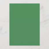 Kalm groen verloop minimalistisch informatiekaartje (Achterkant)