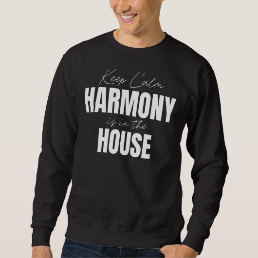 Kalm harmonie is in het Huis harmonie Trui (Voorkant)