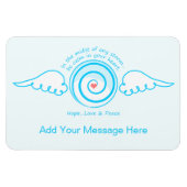 Kalm Hart in een Storm Magneet (Horizontaal)