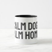 Kalm Hond Kalm Thuis – Minimalistische Bewuste Hon Mok (Midden)