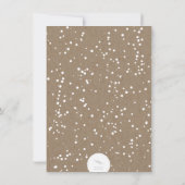 Kalm houden aan kraft Funny Holiday Party Kaart (Achterkant)