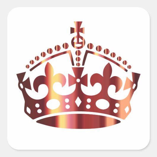 Kalm houden - Achtergrond wijzigen Vierkante Sticker (Voorkant)