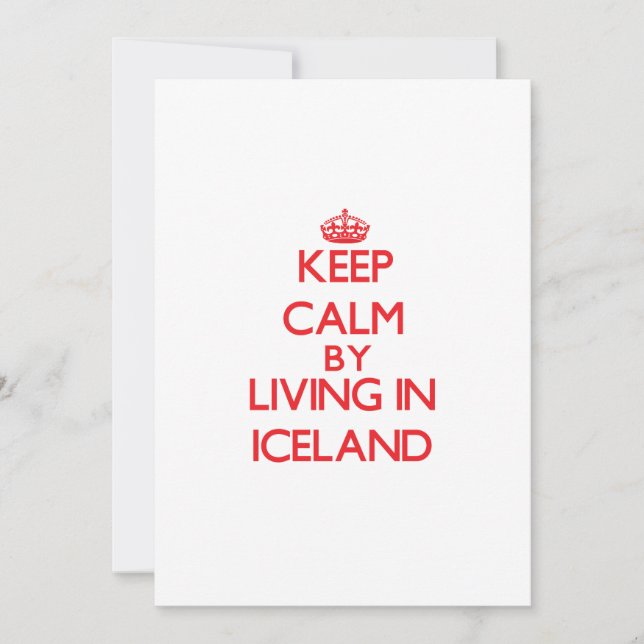 Kalm houden door in IJsland te wonen (Voorkant)