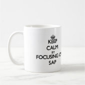 Kalm houden door zich te richten op Sap Koffiemok (Links)