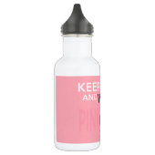Kalm houden Draag Roze Waterfles (Links)