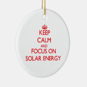 Kalm houden en aandacht besteden aan zonne-energie keramisch ornament (Rechts)