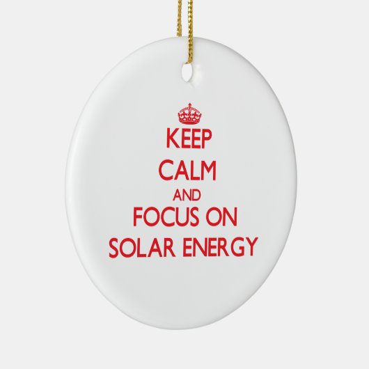 Kalm houden en aandacht besteden aan zonne-energie keramisch ornament (Rechts)