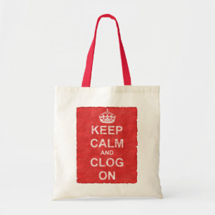 kalm houden en aanmelden tote bag