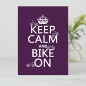 Kalm houden en Aansluiten (aanpasbare kleur) Kaart (Staand voorkant)