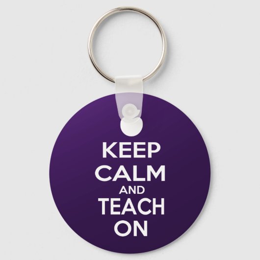 Kalm houden en aanwijzen sleutelhanger (Voorkant)