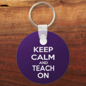 Kalm houden en aanwijzen sleutelhanger (Voorkant)