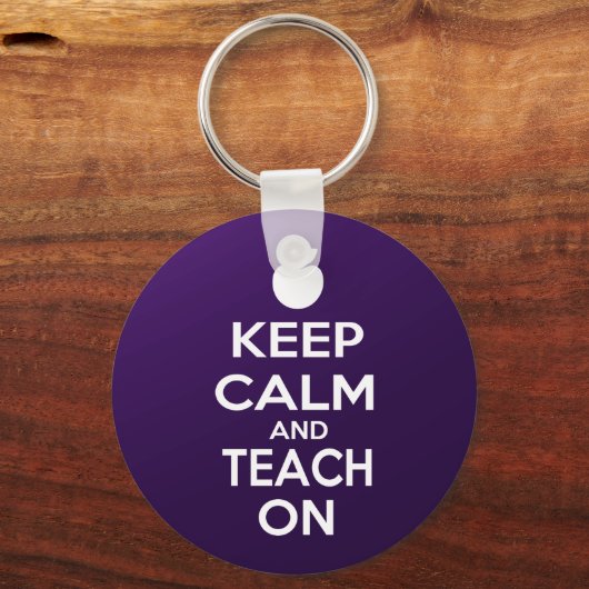 Kalm houden en aanwijzen sleutelhanger (Voorkant)