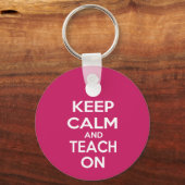 Kalm houden en aanwijzen sleutelhanger (Voorkant)