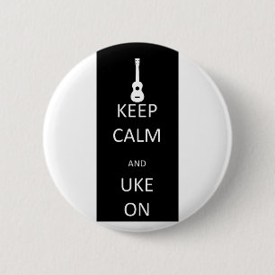 Kalm houden en aanzetten ronde button 5,7 cm