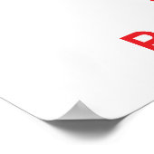 Kalm houden en aardappelen eten poster (Hoek)