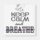 Kalm houden en adem houden magneet (Voorkant)