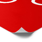 Kalm houden en afdrukken poster (Hoek)