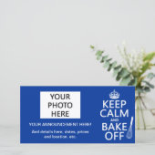 Kalm houden en afsluiten aankondiging (Staand voorkant)