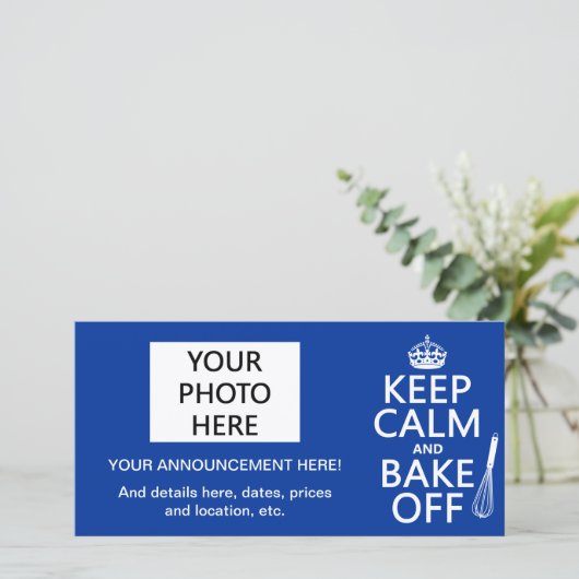 Kalm houden en afsluiten aankondiging (Staand voorkant)