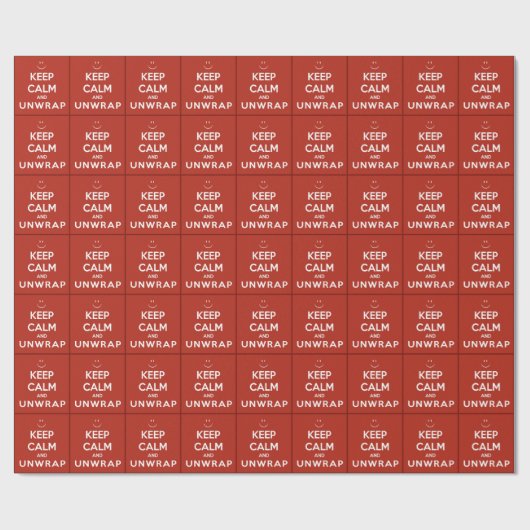 Kalm houden en afsluiten cadeaupapier (Vlak)