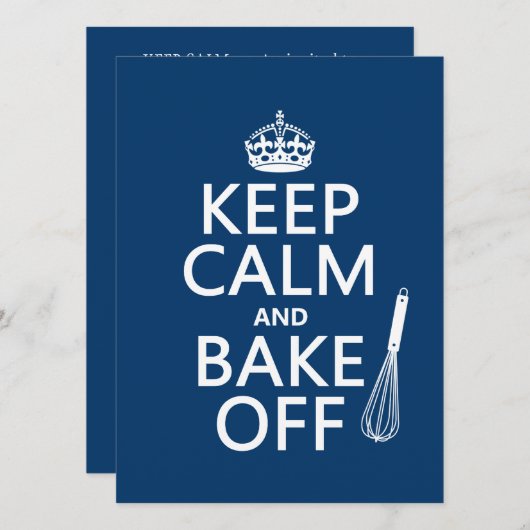 Kalm houden en afsluiten kaart (Voorkant / Achterkant)