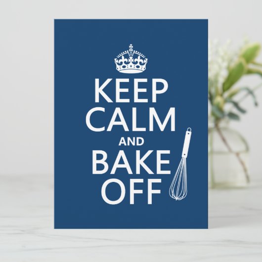 Kalm houden en afsluiten kaart (Staand voorkant)