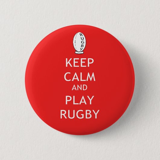 Kalm houden en afspelen ronde button 5,7 cm (Voorkant)