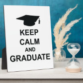 Kalm houden en Afstuderen Fotoplaat (Zijkant)