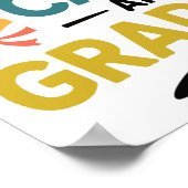 Kalm houden en Afstuderen Poster (Hoek)